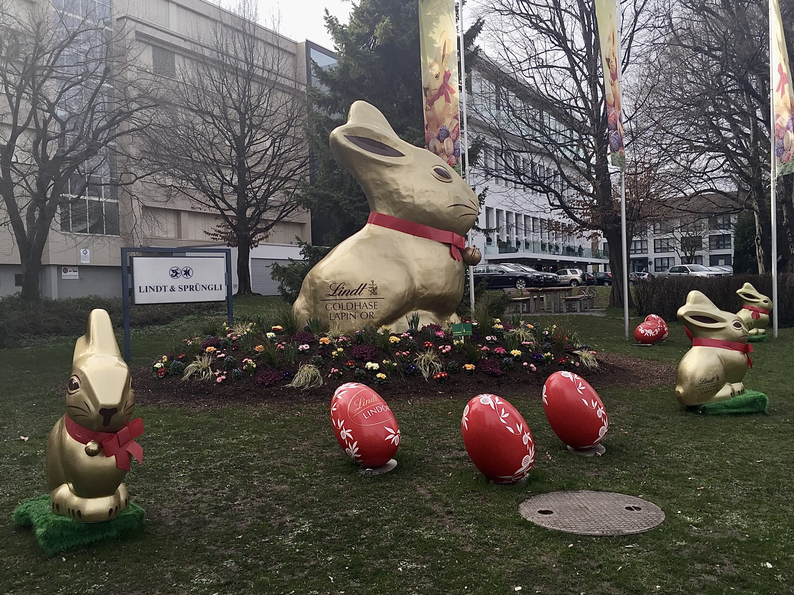 Rabattaktion auf Lindt-Osterhasen bei Netto in Köln