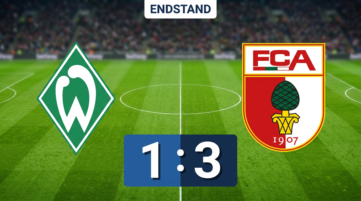 FC Augsburg gewinnt mit 3:1 bei Werder Bremen