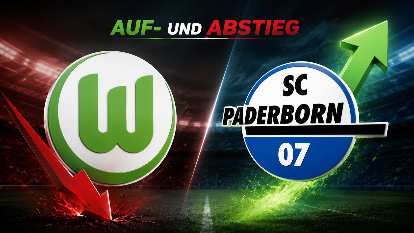 Wer sichert sich den Aufstieg: Paderborn oder Wolfsburg im Relegationskrimi?