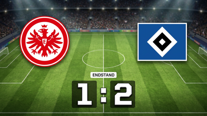 Eintracht Frankfurt 1:2 Hamburger SV - Grønbæk entscheidet mit Tor und Vorlage