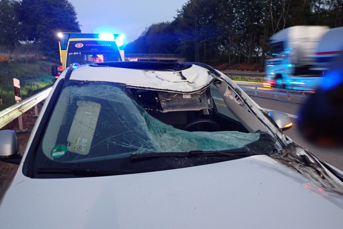Hamburg: Verkehrsunfall auf der A1 in Harpstedt