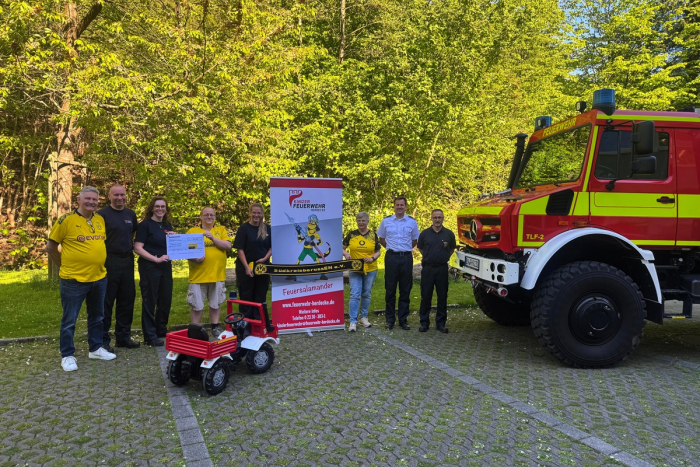 Ennepe-Ruhr-Kreis: Geldspende für Kinderfeuerwehr Herdecke