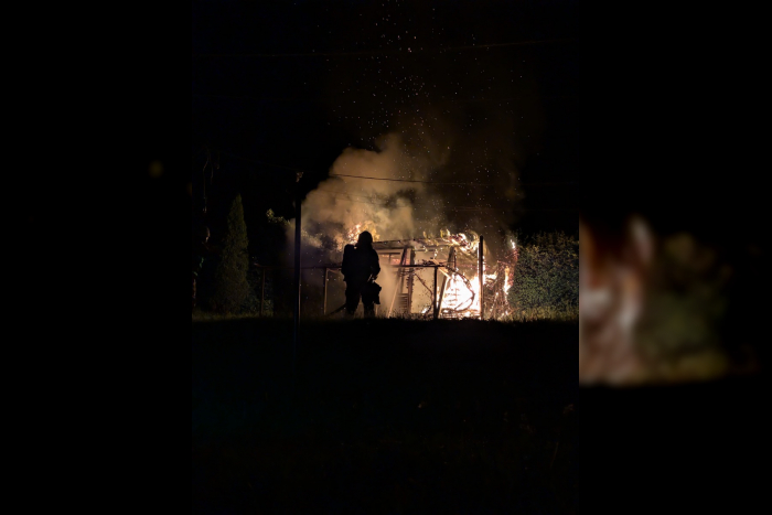 Plettenberg: Brand einer Gartenhütte in Eschen