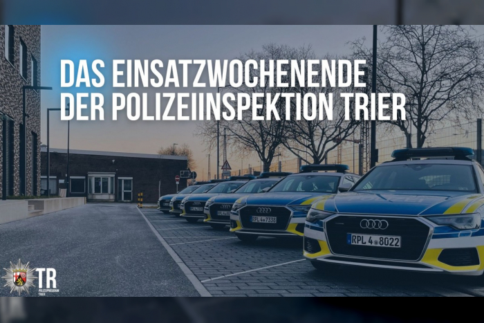 Polizeieinsätze in Trier,127 Einsätze an einem Wochenende