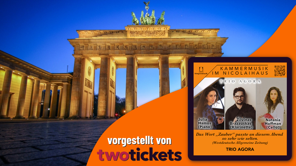 Klassische Konzerte in Berlin am 02.06.26: Letztes Konzert der Saison: TRIO AGORA
