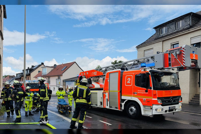 Brand in Bonn-Küdinghoven
