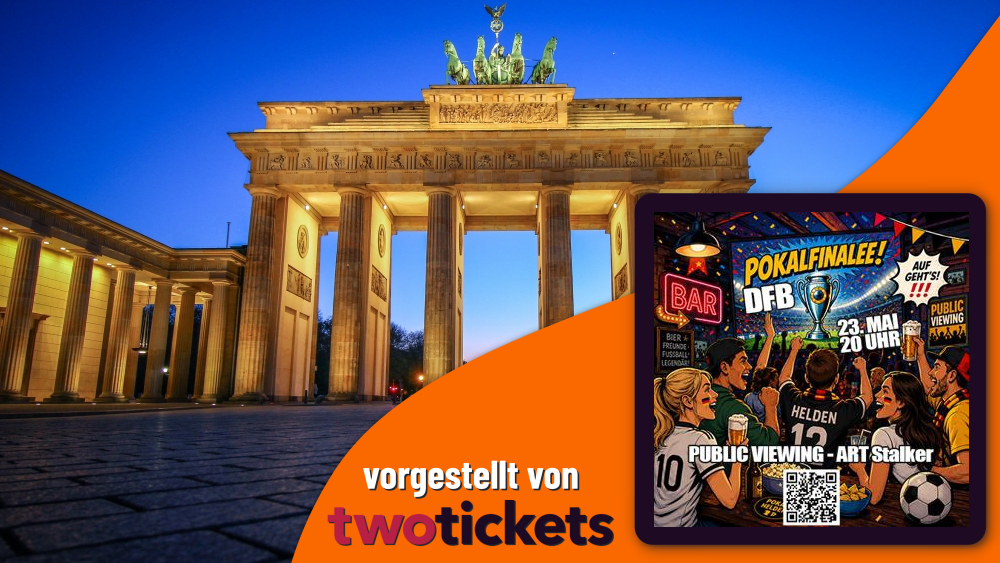 Mit dem Ball in Berlin am 23.05.26: DFB Pokalfinale – Public Viewing