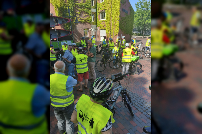 Diepholz: Radfahrende lernen sicheres Navigieren im Kreisverkehr
