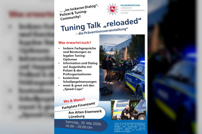 Uelzen: Tuning-Talk „reloaded“ in Lüneburg