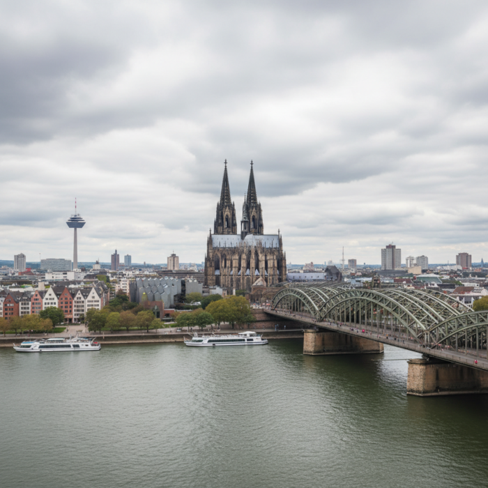 Ausflug von Köln im Frühling: