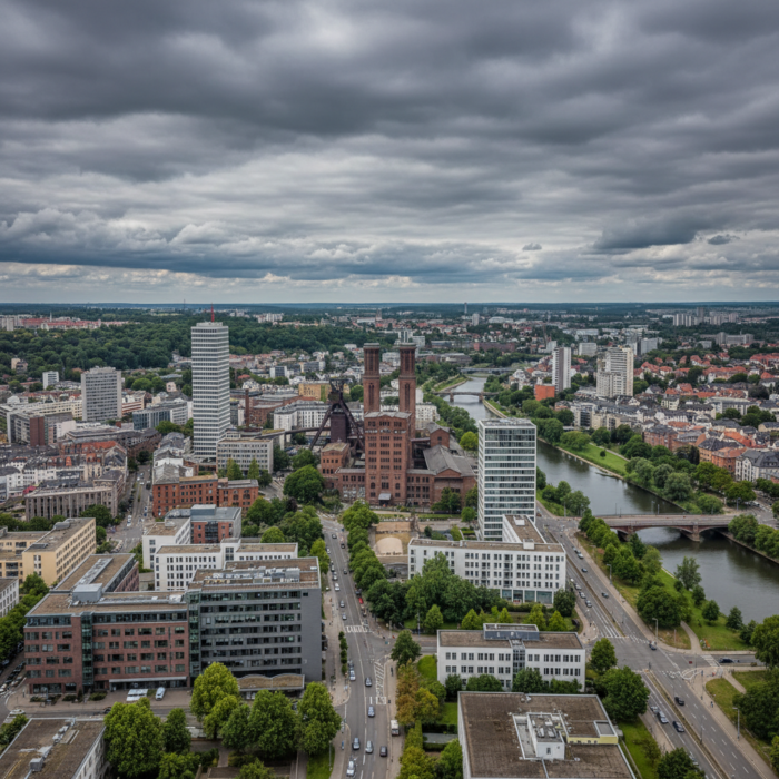 Wettervorhersage für Essen am 31. Mai 2026: Regen und Gewitter erwartet