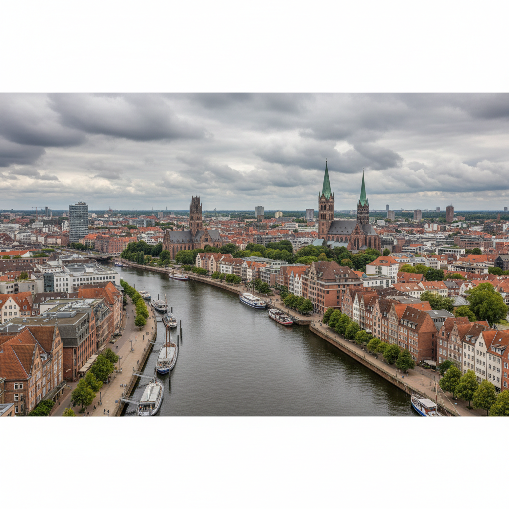 Wettervorhersage für Bremen am 18. Mai 2026: Regen und milde Temperaturen