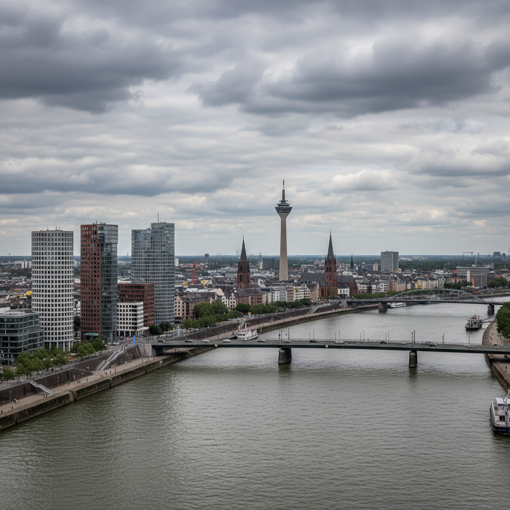 Wettervorhersage für Düsseldorf am 24. Mai 2026