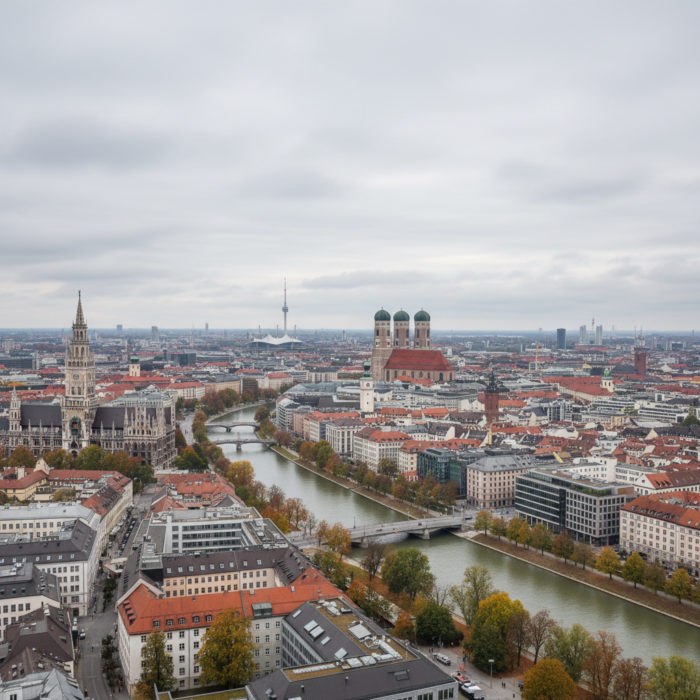 Wettervorhersage für München am 31. Mai 2026: Regen und milde Temperaturen