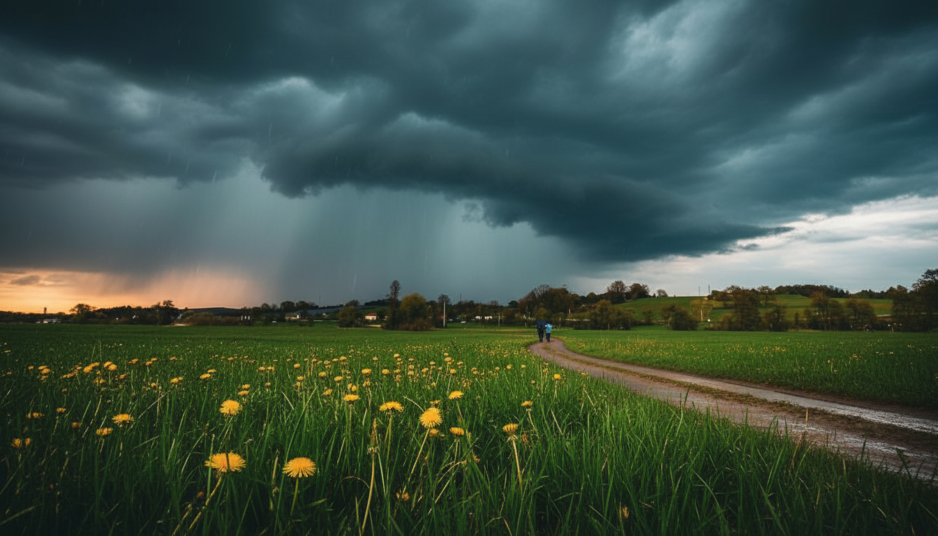 Wetterwoche im Fokus: Gewitter bringen Wandel nach sommerlichen Tagen