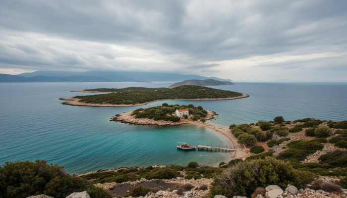 Griechische Privatinsel steht für 247.000 Euro zum Verkauf