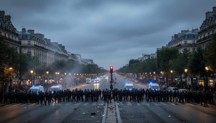 Knallharter Plan für Finalabend: Angst vor Eskalation: Paris wird von 8000 Polizisten bewacht