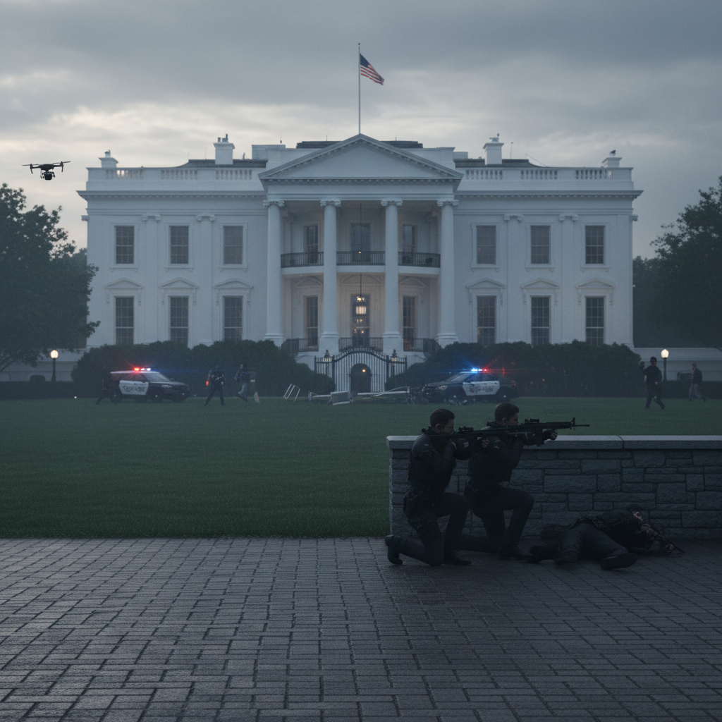 Tödlicher Vorfall vor dem Weißen Haus: Secret Service nimmt Angreifer unter Feuer