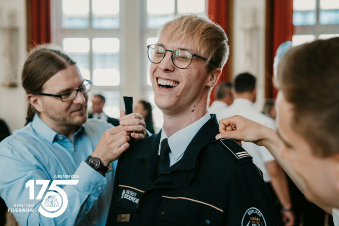Beförderungen und Ernennungen bei der Berliner Feuerwehr am 28. Mai 2026
