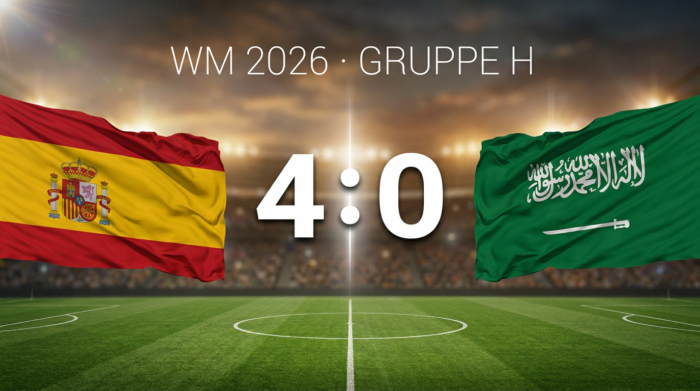 WM 2026: Spanien 4:0 Saudi-Arabien – Spielbericht & Stimmen