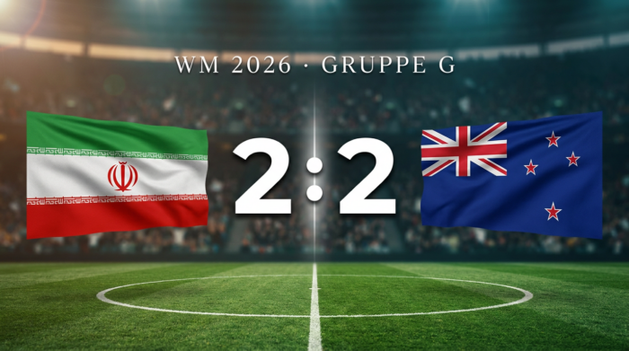 WM 2026: Iran 2:2 Neuseeland – Spielbericht & Stimmen