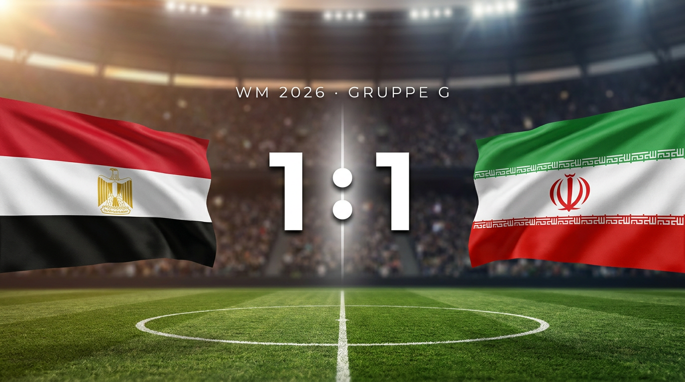 WM 2026: Ägypten 1:1 Iran – Spielbericht & Stimmen