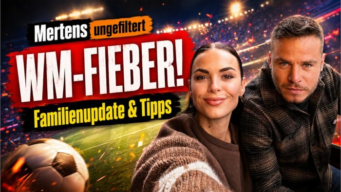 WM-Fieber bei den Mertens: Denise dekoriert, Henning tippt 6:0 – und es gibt ein Familien-Update