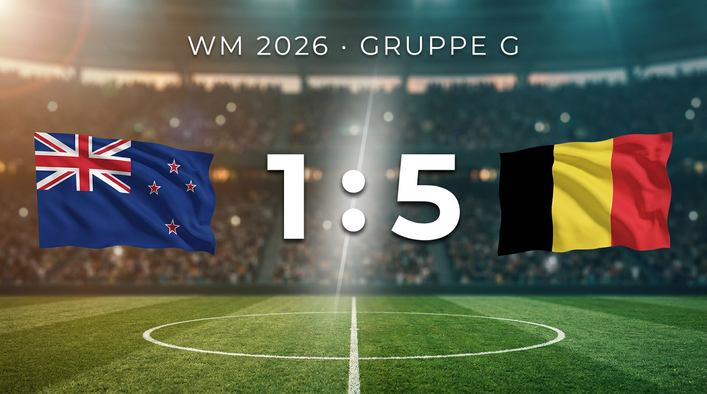 WM 2026: Neuseeland 1:5 Belgien – Spielbericht & Stimmen