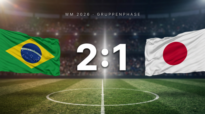 WM 2026: Brasilien 2:1 Japan – Spielbericht & Stimmen