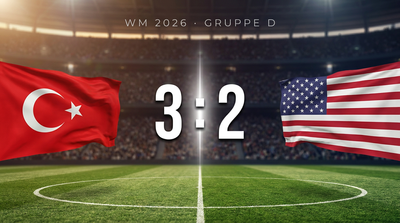 WM 2026: Türkei 3:2 USA – Spielbericht & Stimmen