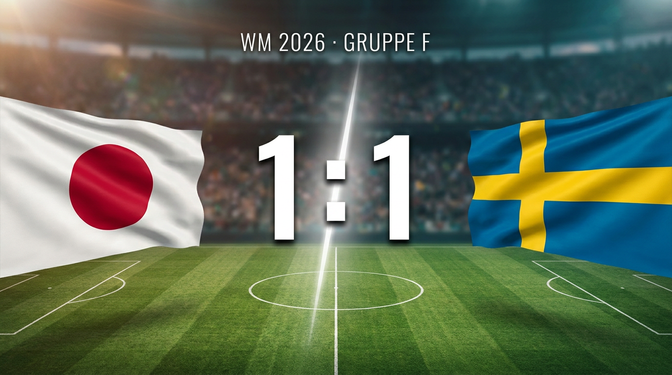 WM 2026: Japan 1:1 Schweden – Spielbericht & Stimmen