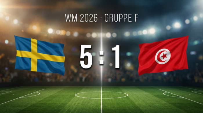 WM 2026: Schweden 5:1 Tunesien – Spielbericht & Stimmen