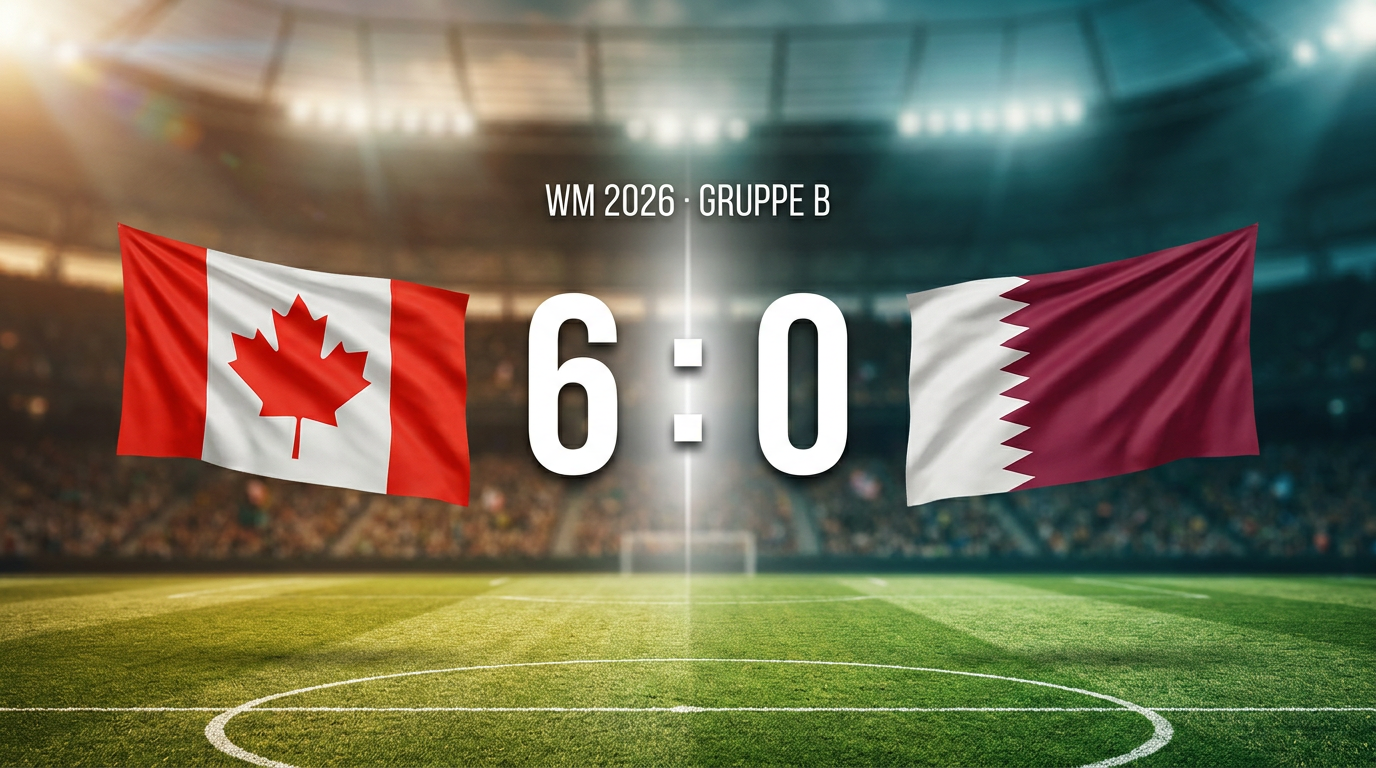 WM 2026: Kanada 6:0 Katar – Spielbericht & Stimmen