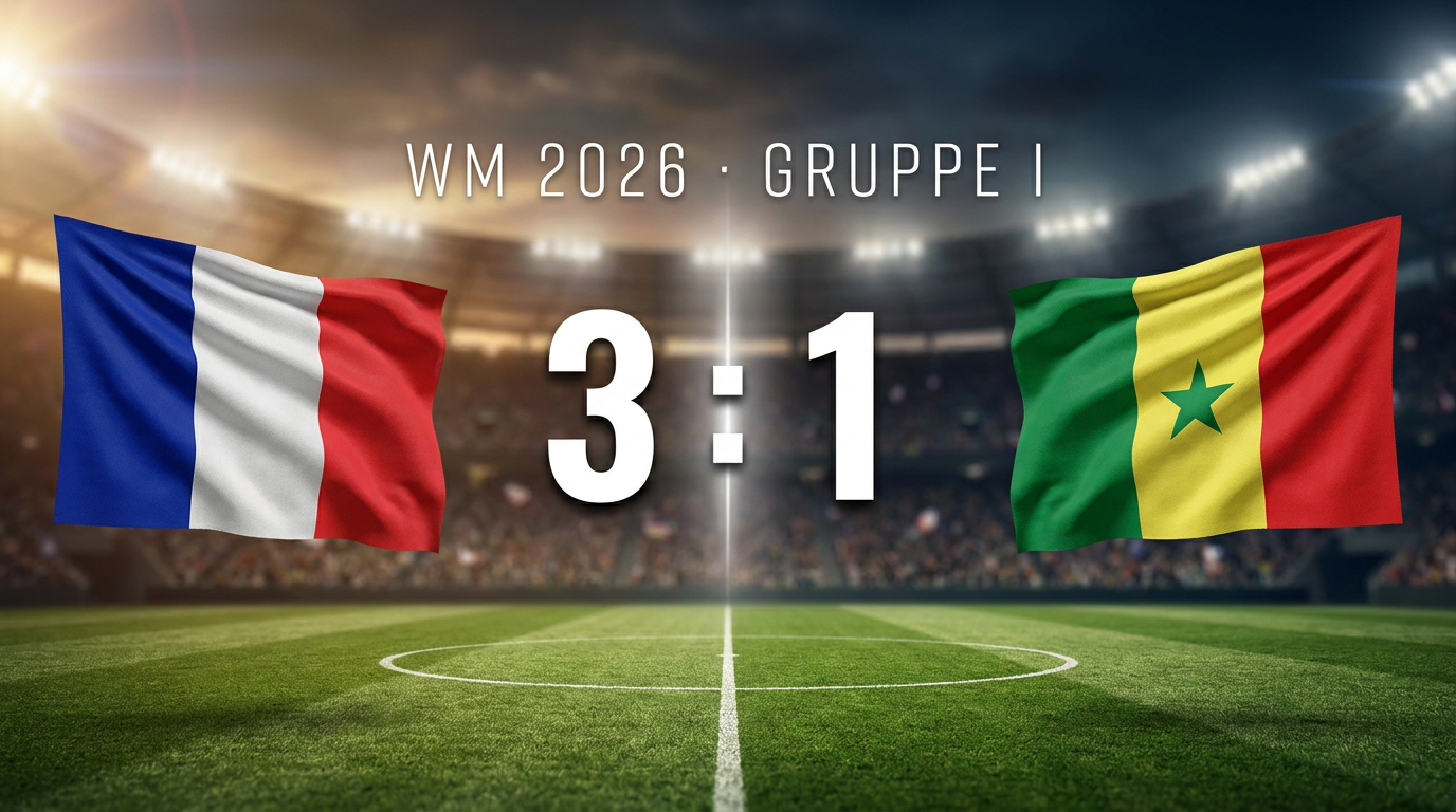 WM 2026: Frankreich 3:1 Senegal – Spielbericht & Stimmen