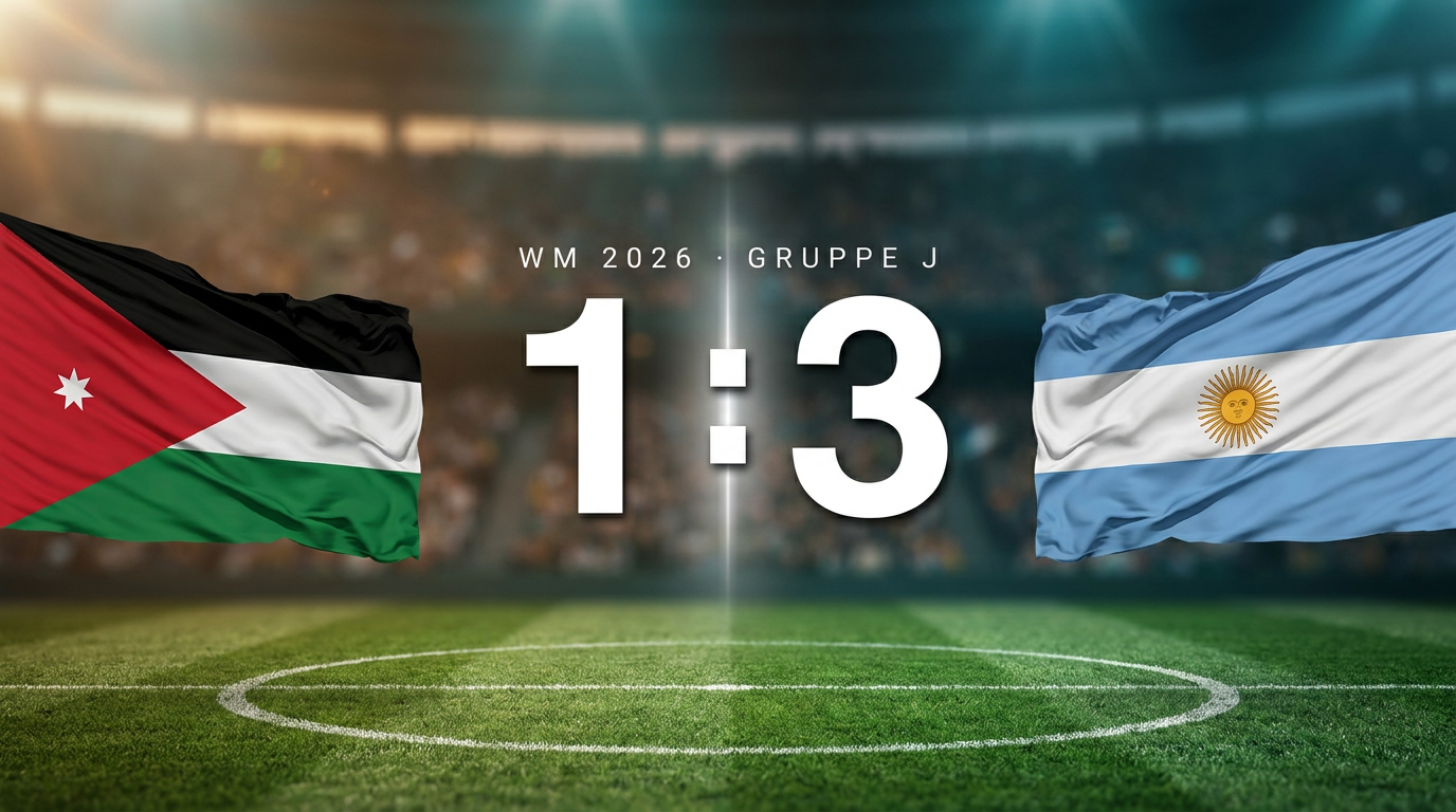 WM 2026: Jordanien 1:3 Argentinien – Spielbericht & Stimmen