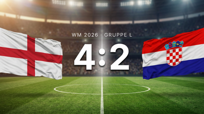 WM 2026: England 4:2 Kroatien – Spielbericht & Stimmen