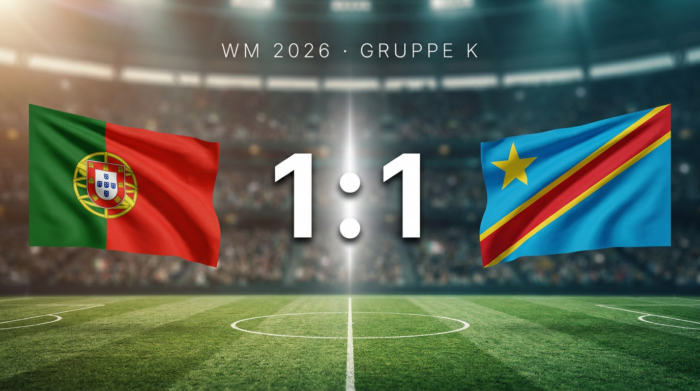 WM 2026: Portugal 1:1 DR Kongo – Spielbericht & Stimmen