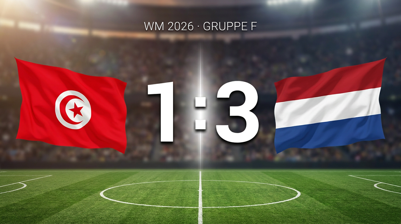 WM 2026: Tunesien 1:3 Niederlande – Spielbericht & Stimmen