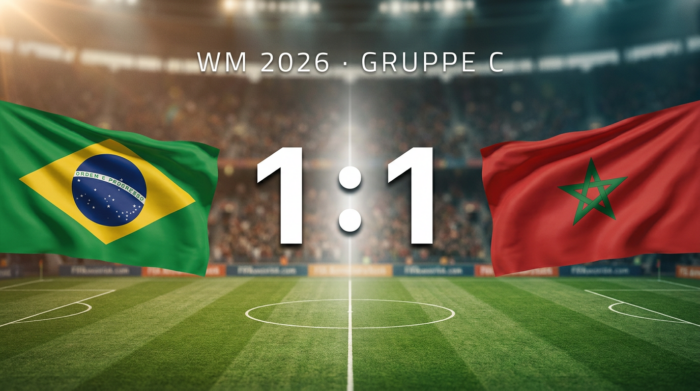 WM 2026: Brasilien 1:1 Marokko – Spielbericht & Stimmen