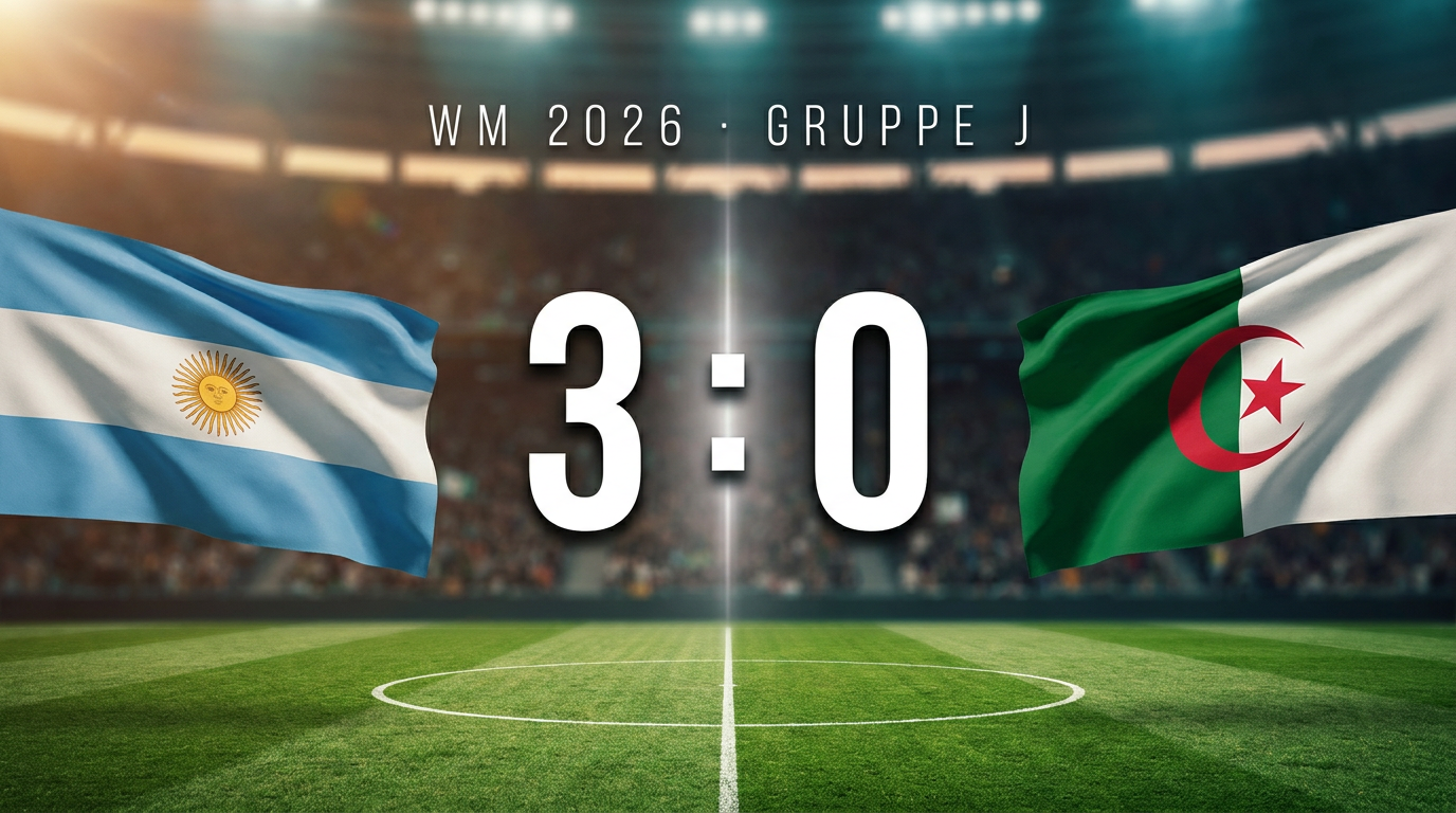 WM 2026: Argentinien 3:0 Algerien – Spielbericht & Stimmen
