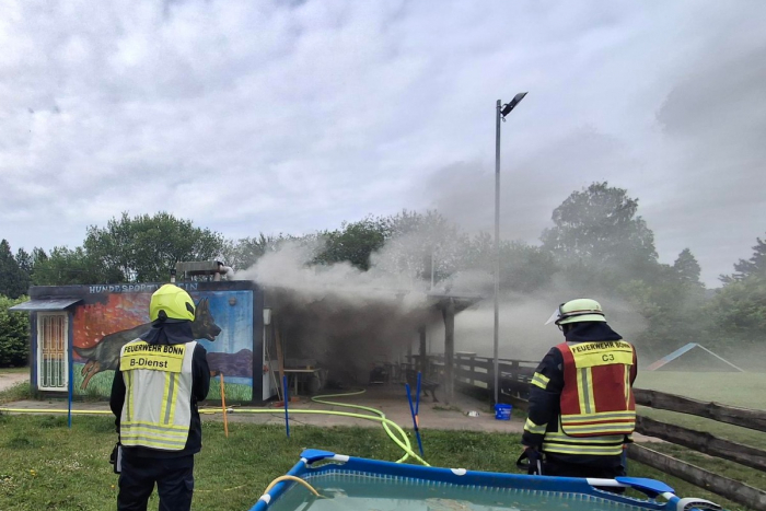 Bonn: Feuer im Vereinsheim