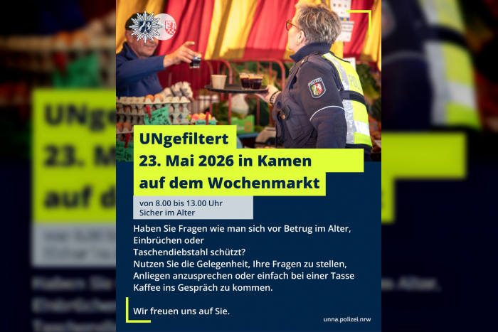 Kamen: UNgefiltert auf dem Wochenmarkt