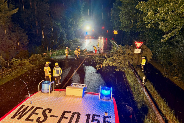 Hünxe: Sturmschaden nach Unwetter