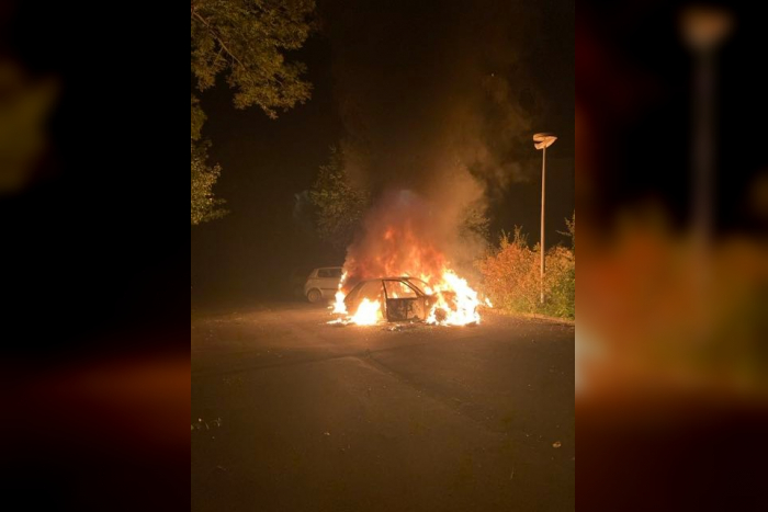 Fahrzeugbrand in Homberg