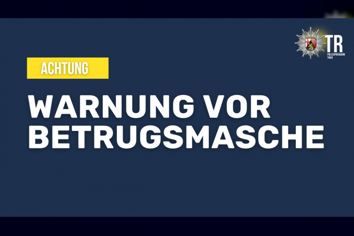 Trier: Betrugswarnung vor falschen Handwerkern