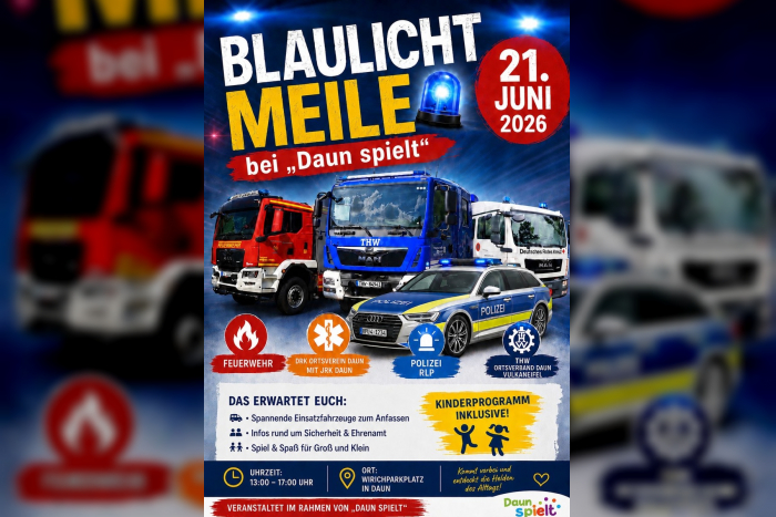 Großes Bällerennen mit Blaulichtmeile in Daun