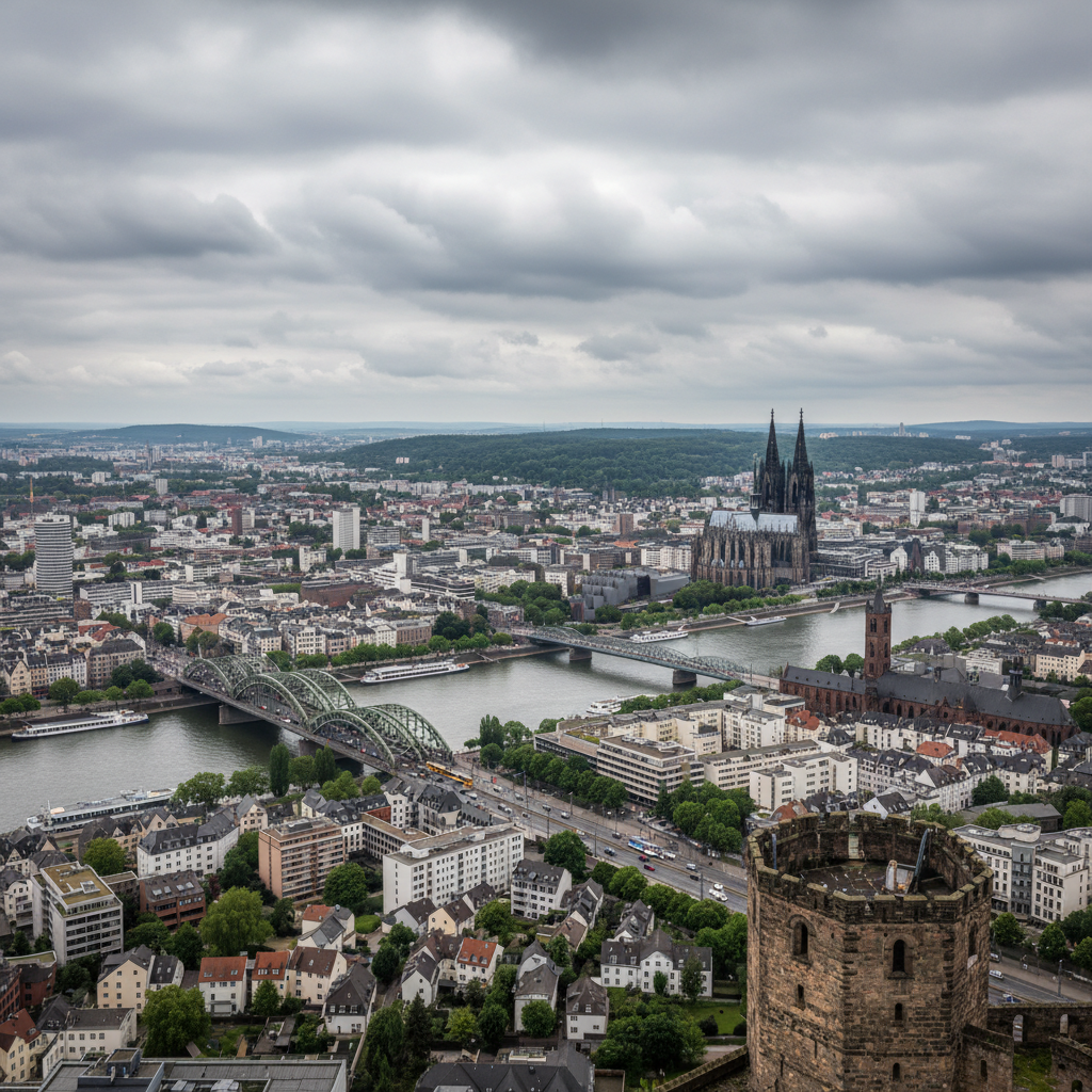 Deutschland erwartet heute 19°C mit vereinzelten Wolken am Himmel