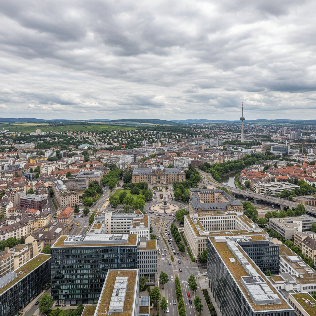 Stuttgart heute: 24°C mit vereinzelten Regenschauern in der Umgebung