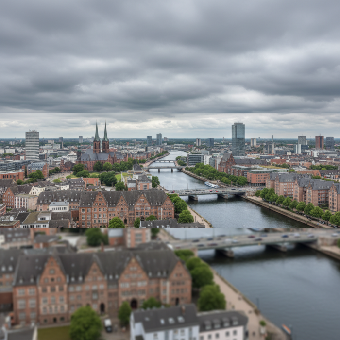 Wettervorhersage für Bremen am 7. Juni 2026: Regen und milde Temperaturen