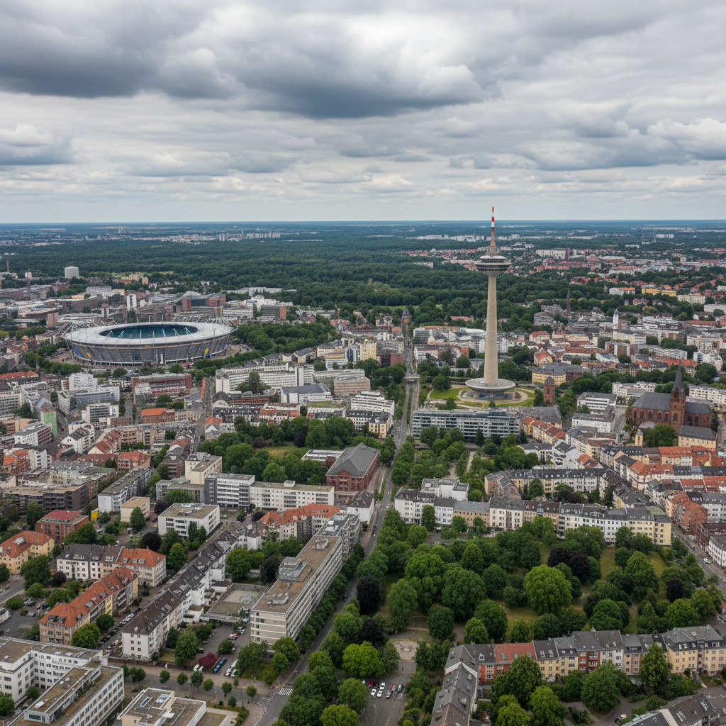 Hitze in Dortmund: Lokale Regenfronten bei Temperaturen bis 32°C erwartet
